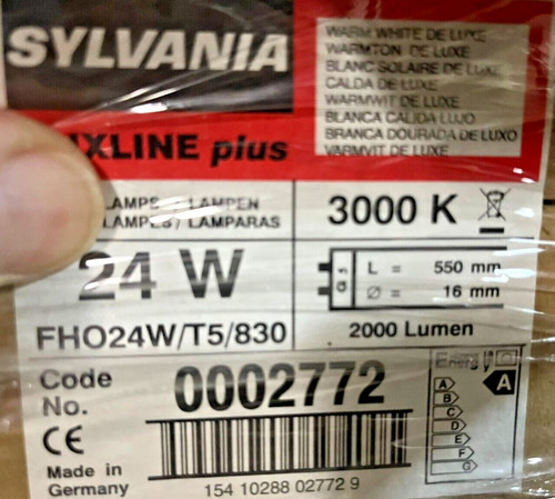 Sylvania fluorescent lamp - x,